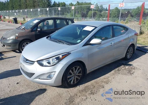 2015 Hyundai Elantra Se/Sport/Limited из США, поврежденный, VIN KMHDH4AE0FU228170